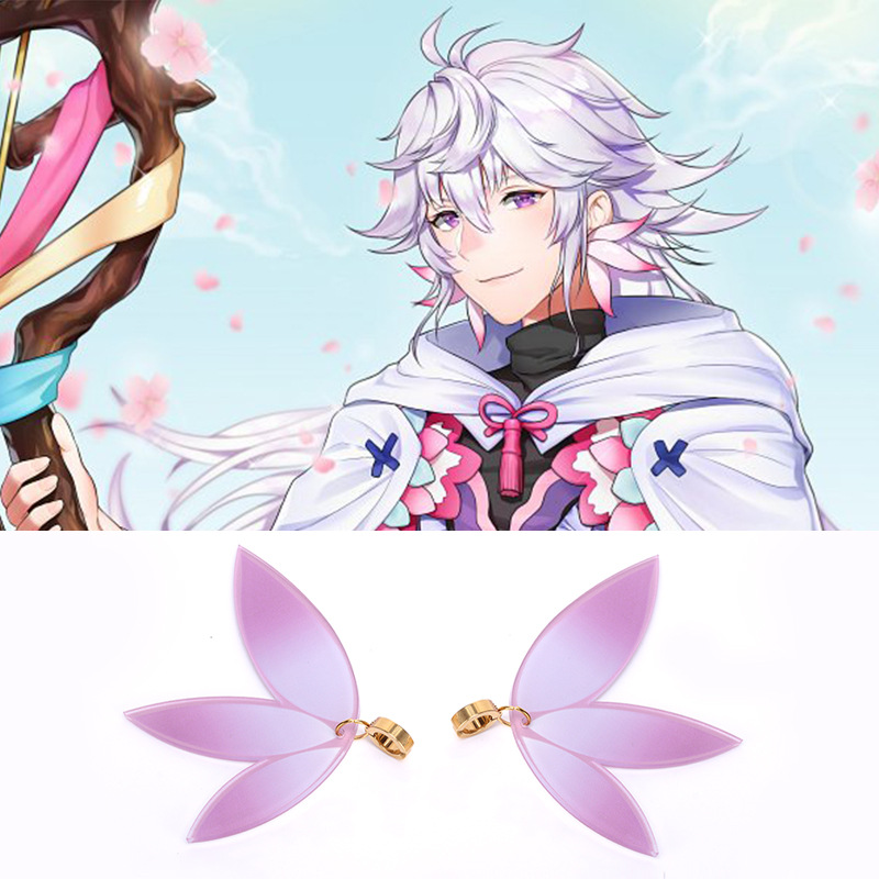 猫八动漫梅林的耳环夹式