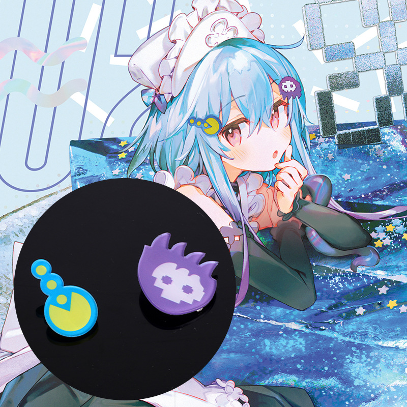 猫八明日方舟水月cos发夹亚克力