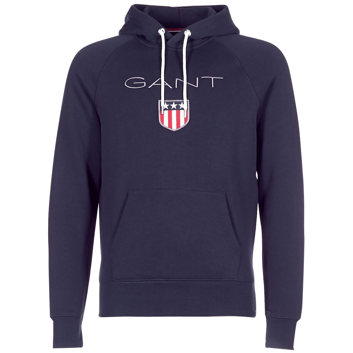 gant甘特男装卫衣套头连帽春秋海蓝色gant shield hoodie原装正品