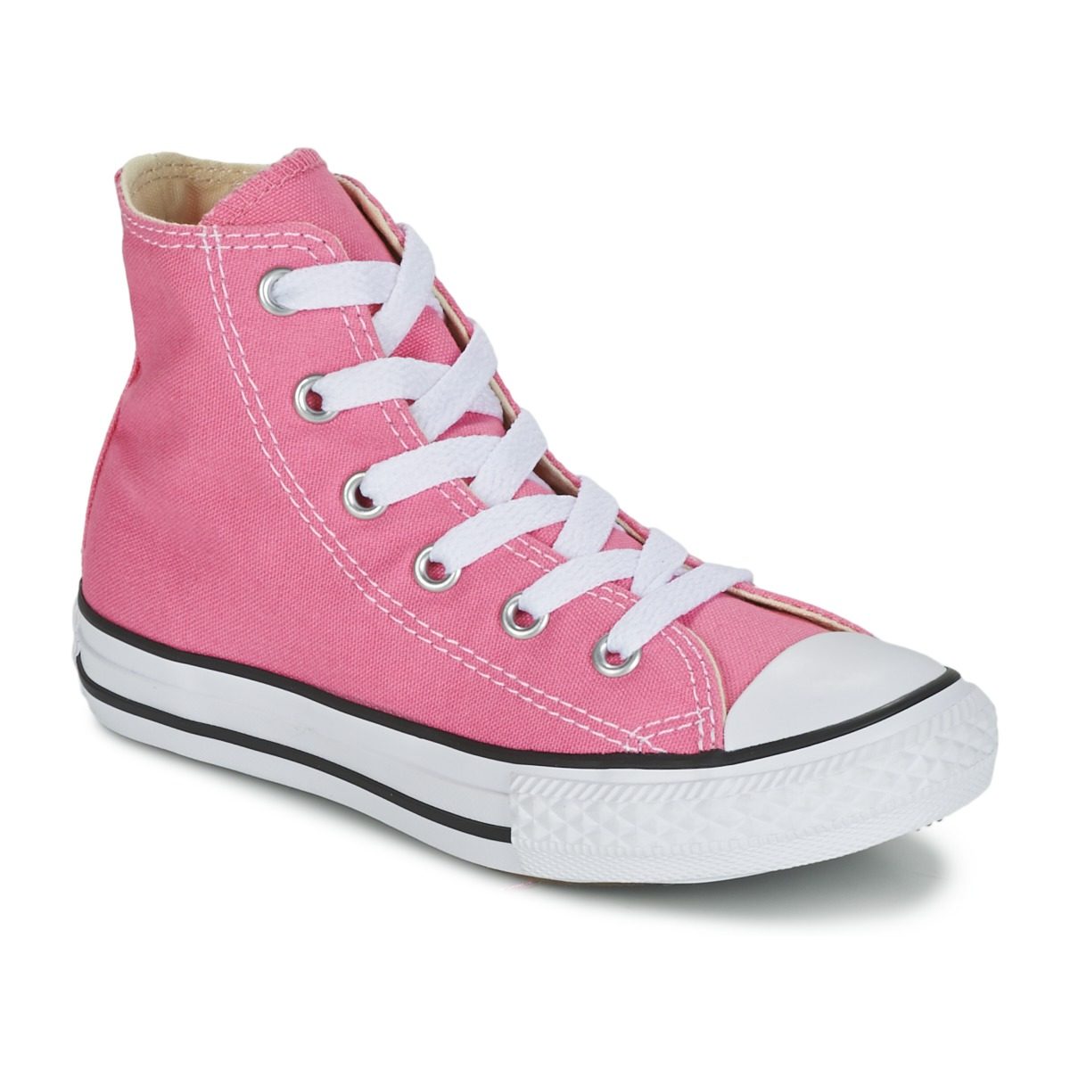 converse/匡威女孩 休闲高帮帆布鞋 粉红色 3j234=015860-13-j