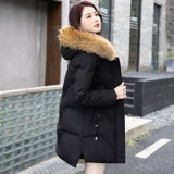 Бархатный красный зимний пуховик, зимняя утепленная модная куртка, утиный пух, 2023, в западном стиле