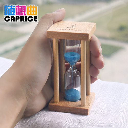 儿童刷牙防摔时间创意家居摆件