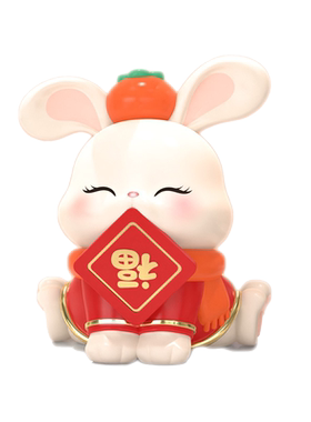 2025年兔年吉祥物小兔子