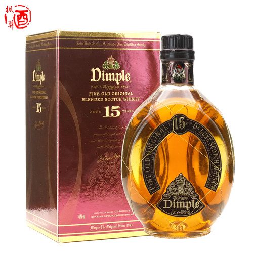 添宝15年调配苏格兰威士忌 英国进口 Dimple洋酒行货700ml