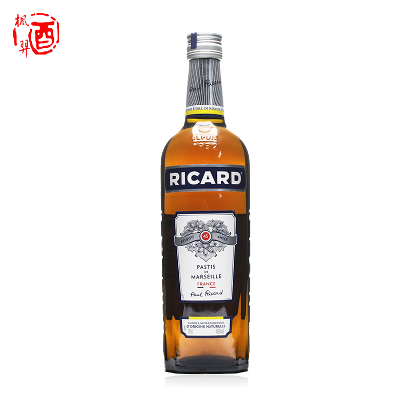 RICARD力加茴香开胃酒配制酒利口酒力娇酒45°法国原装进口700ml