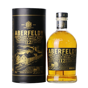 ABERFELDY艾柏迪12年单一麦芽苏格兰威士忌 艾伯迪橡木桶限量洋酒