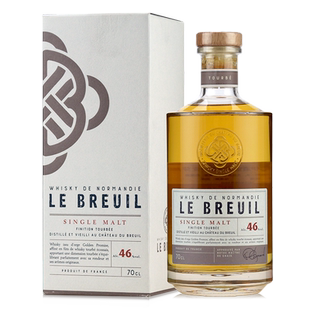 布勒伊酒堡泥煤味单一麦芽威士忌Le Breuil Whisky法国洋酒烈酒
