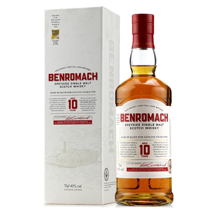 Benromach本诺曼克威士忌 单一麦芽苏格兰纯威士忌 洋酒 酒龄10年