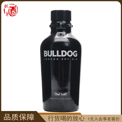 搏斗犬金酒风味配制酒 斗牛犬金酒BULLDOG 英国原装进口洋酒烈酒