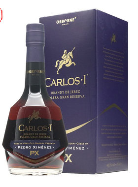 凯罗斯一世PX桶索莱拉格兰珍藏雪利白兰地Carlos I 西班牙洋酒