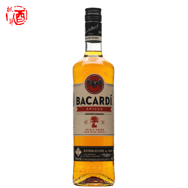 百加得醇香朗姆香料配制酒 BACARDI SPICED进口洋酒行货 鸡尾酒