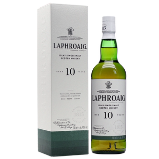 LAPHROAIG拉弗格10年单一麦芽苏格兰威士忌 纯麦 英国原瓶利富