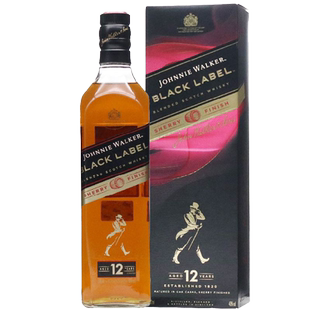 尊尼获加黑牌12年苏格兰威士忌雪莉桶版黑方行货 Johnnie Walker