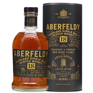 艾柏迪Aberfeldy 18年高地单一麦芽威士忌艾伯迪罗蒂丘法国红酒桶