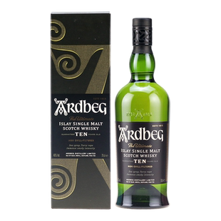 雅伯十年艾雷岛单一麦芽威士忌洋酒 洋酒阿贝10年 阿德贝哥ARDBEG