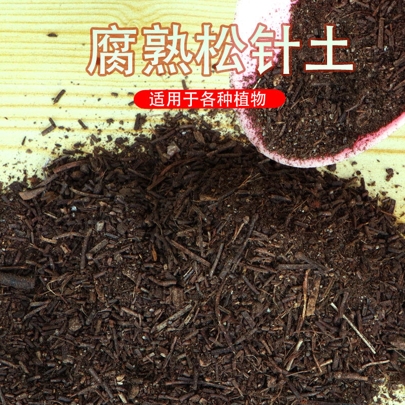 松针腐熟腐殖土有机营养土养花种菜专用土壤盆栽家用通用型腐叶土