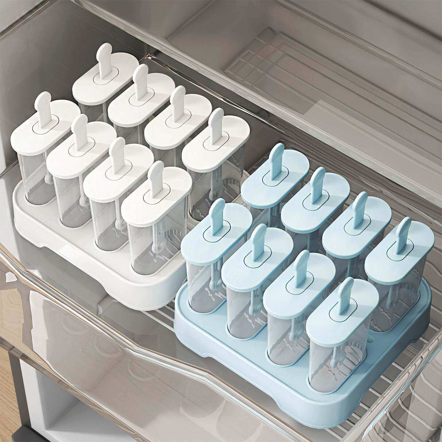 冰棍模具家用冰冻自制雪糕模具食品级易脱模独立做冰糕冰棒多支装