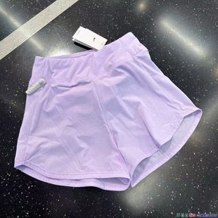 Nike耐克女子高腰带内衬短裤夏新款运动速干跑步三分裤DX6019
