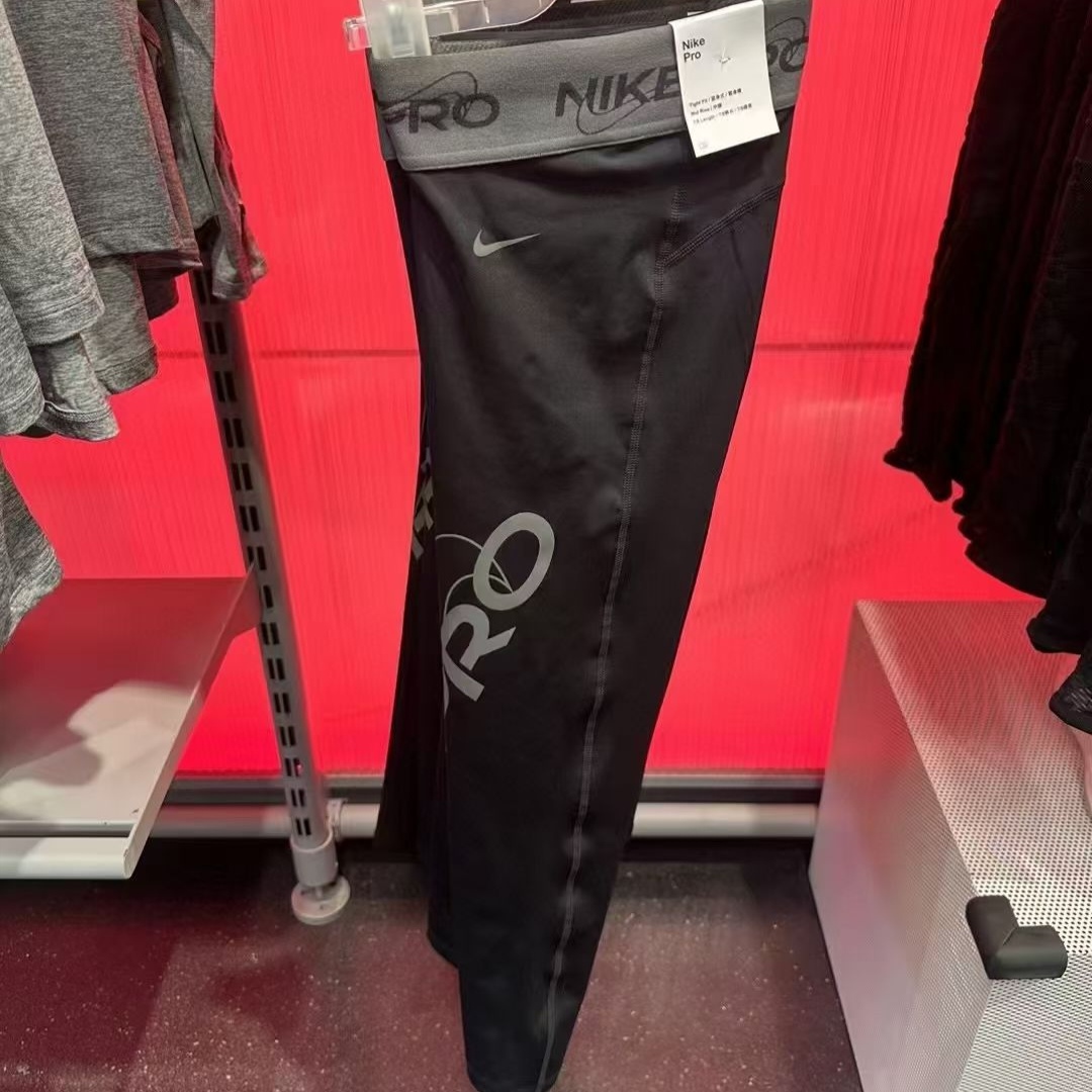 耐克Nike女子紧身裤运动健身训练跑步透气速干九分裤FB5489