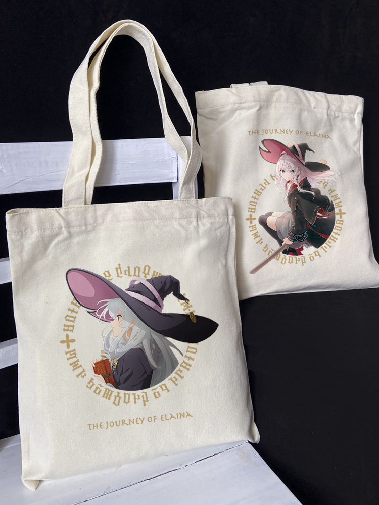 魔女之旅帆布包伊蕾娜单肩包个性包袋日系二次元动漫周边礼物