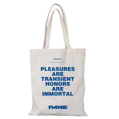 pane帆布袋is蓝色风包定制