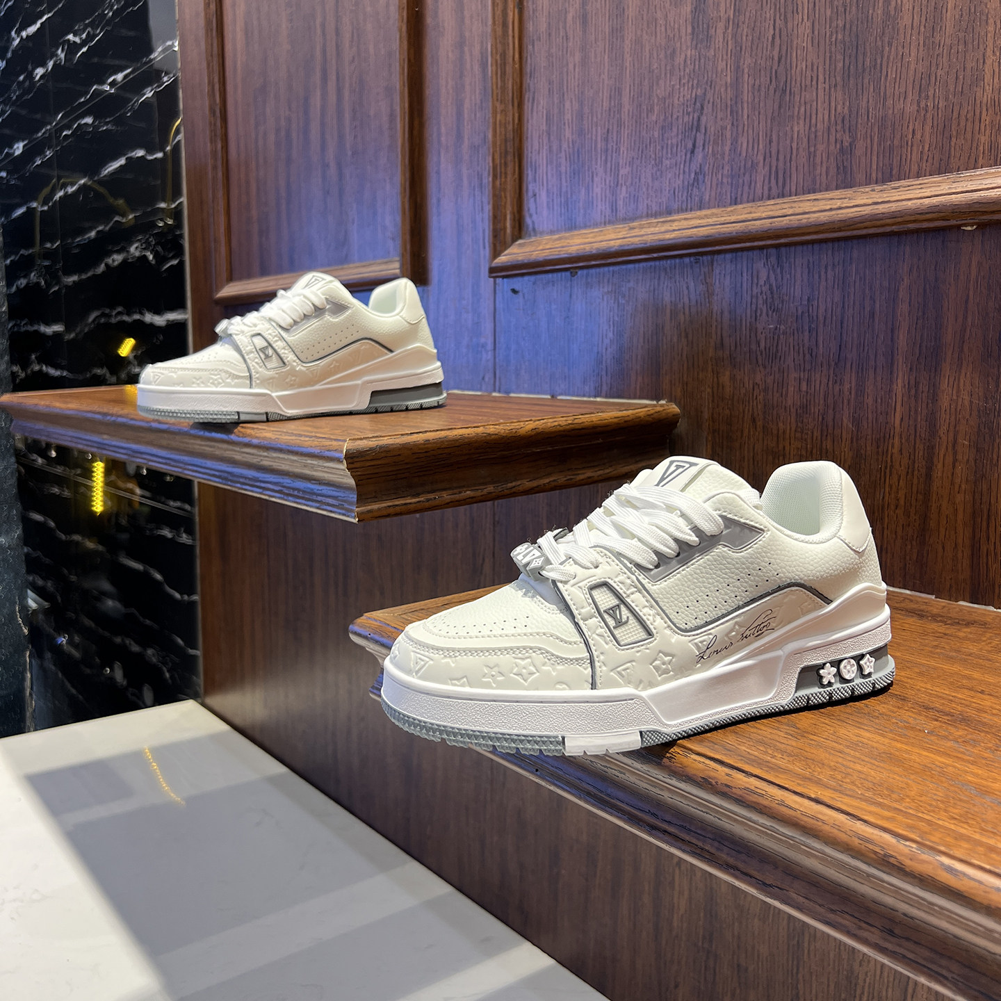 轻奢潮鞋胖丁休闲板鞋男女情侣小白鞋低帮百搭潮流拼色耐磨运动鞋