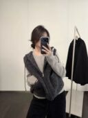 短款 十三行2025秋冬韩式 外穿百搭温柔系口袋马甲连帽保暖外套 女