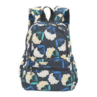 XINRAN’ZJ多口袋轻便休闲双肩背包逛街旅行学生书包带电脑夹层