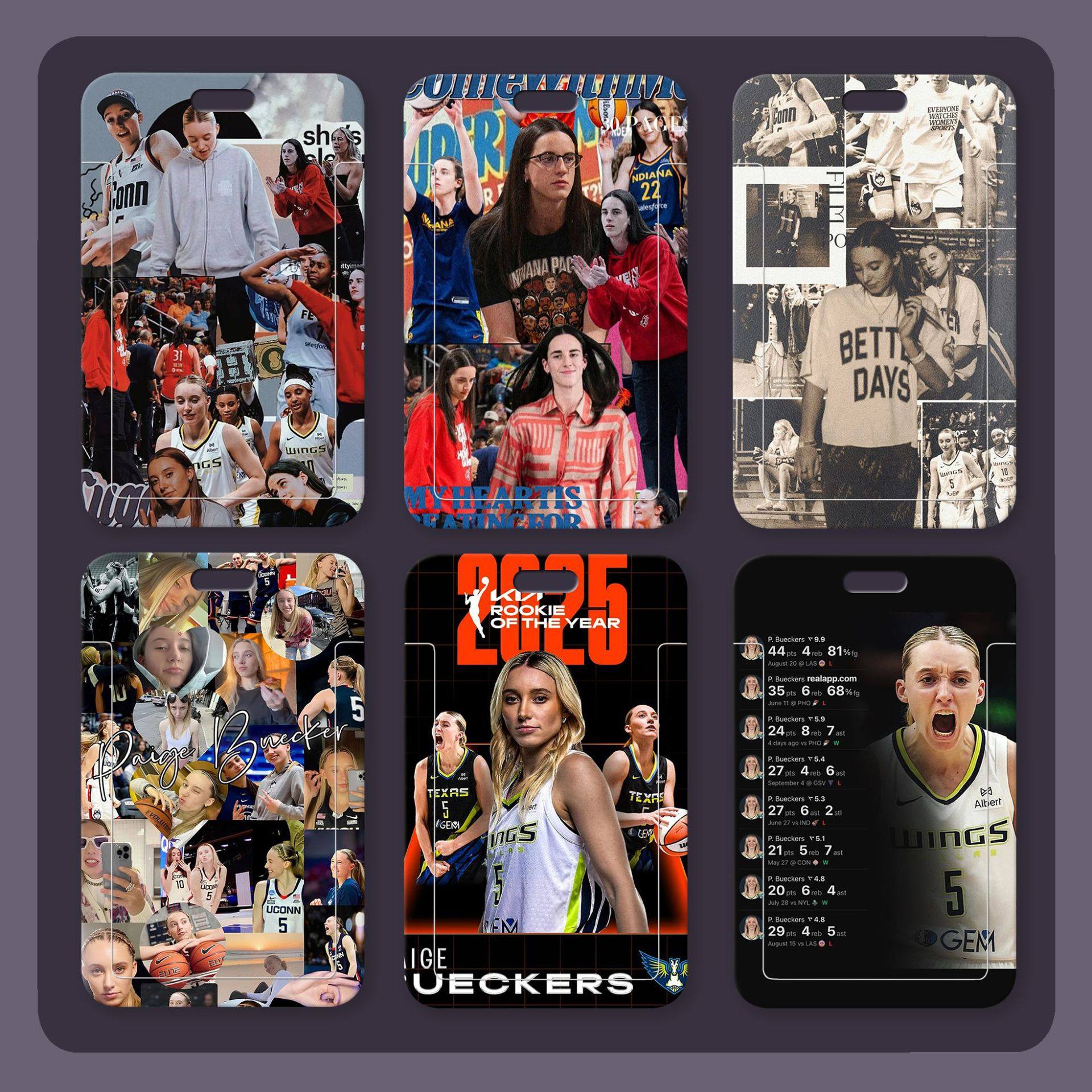 佩奇布克斯卡套wnba篮球身份证银行卡工牌胸牌厂牌壳挂脖证件保护