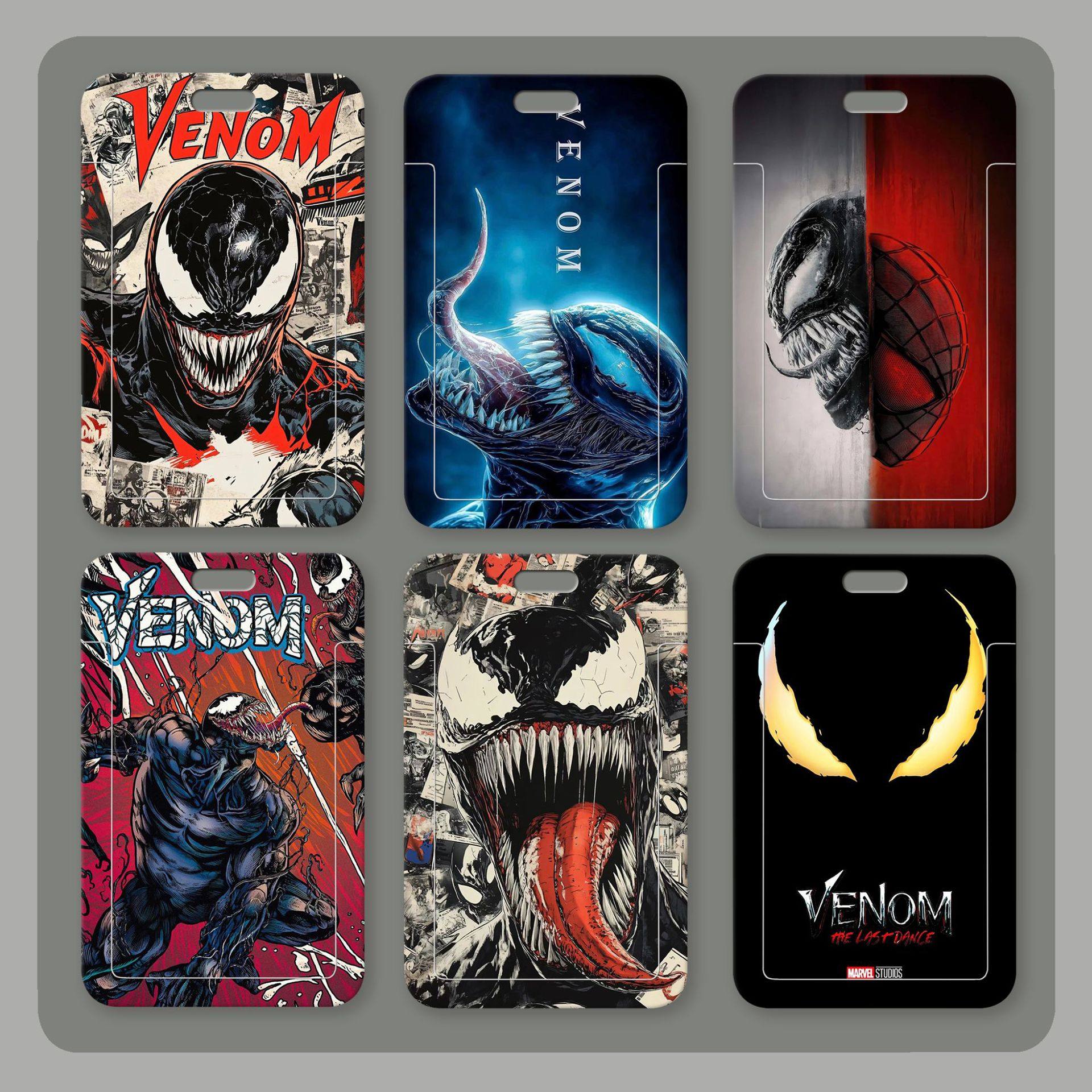 毒液卡套胸牌饭卡套漫威周边个性厂牌壳工牌校园卡公交卡身份证套