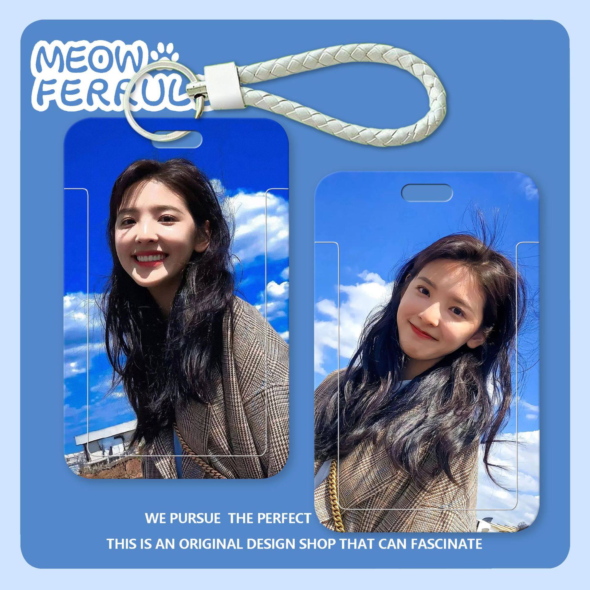 女神章若楠卡套明星爱豆周边饭卡套ins高颜值学生校园卡厂牌壳