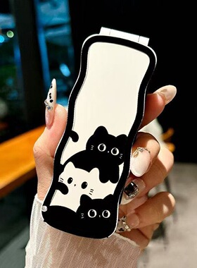 新款创意卡通梳子便携学生迷你可爱刘海小梳子可折叠软齿梳子简约