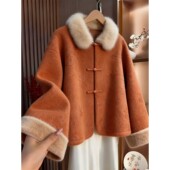 复古唐装 高级感新中式 今年流行爆款 新款 上衣女 国风外套2025年冬季