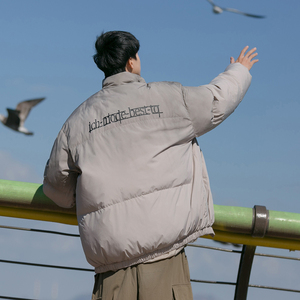 1009-FW10-P125-限价168*复古立领棉衣男冬季加厚面包服宽松棉服图片
