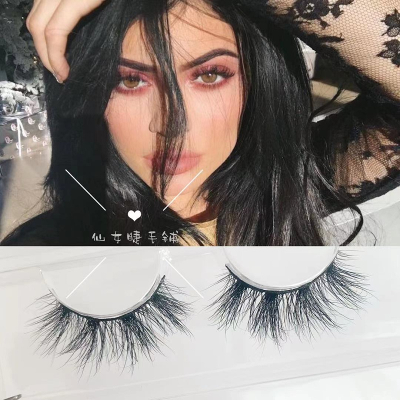 欧美妆3d立体假睫毛kylie同款