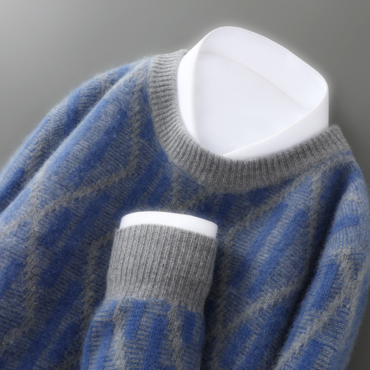 青少年羊绒衫男初中高中学生撞色加厚青年羊毛衫圆领打底毛衣拼色,男装,针织衫/毛衣,淘宝优惠券,粉丝福利购,淘宝优惠卷