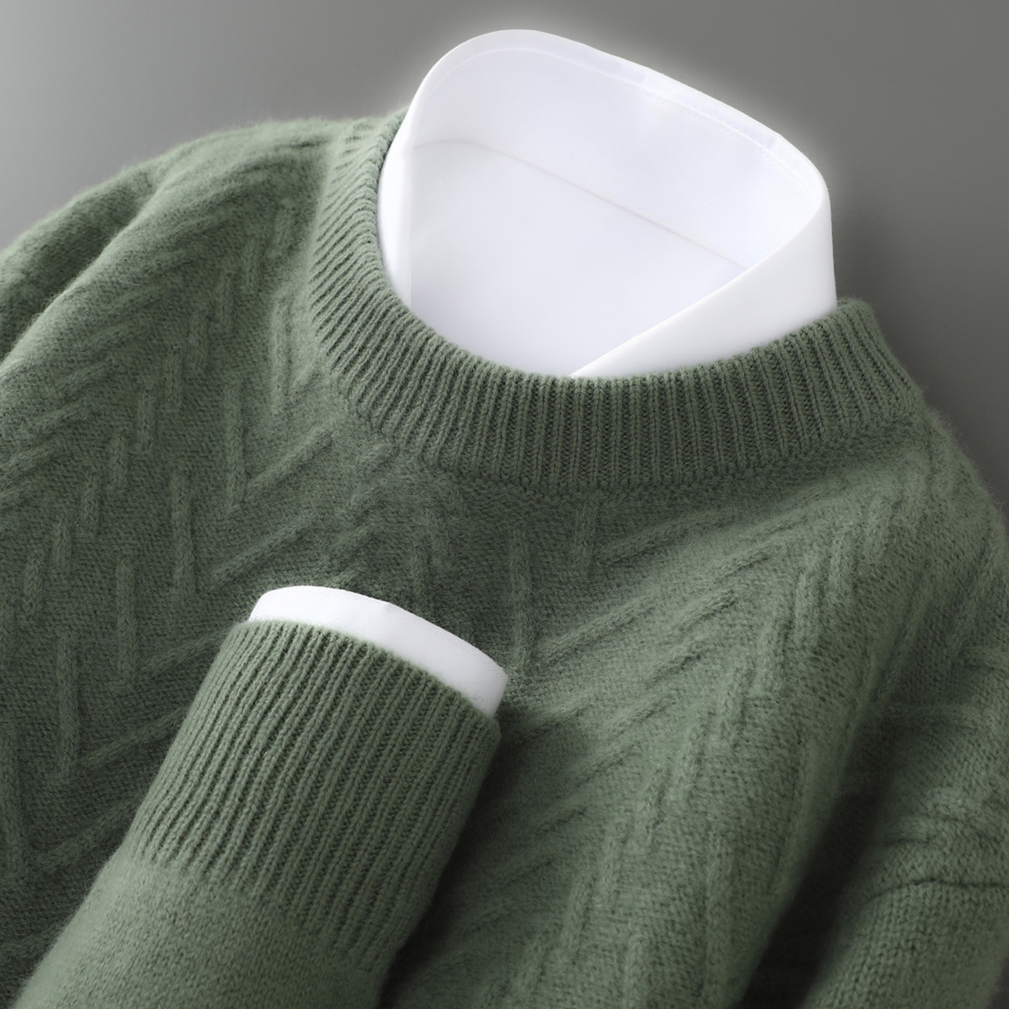 特价促销仅此一天加厚羊绒衫男