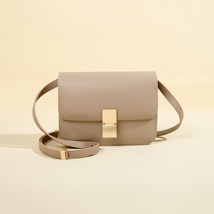 真皮豆腐包box包包女士2025新款 高级感包包单肩斜挎包女小方包