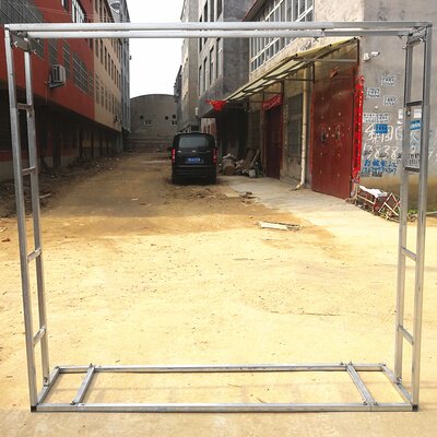 极速新款新款婚庆道具桁架喷绘布加固背景架婚庆背景墙婚礼伸缩广