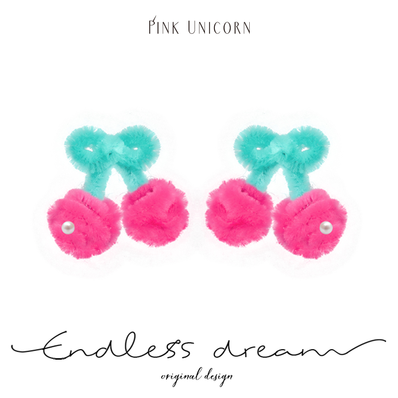 多巴胺穿搭女孩Y2K辣妹耳饰