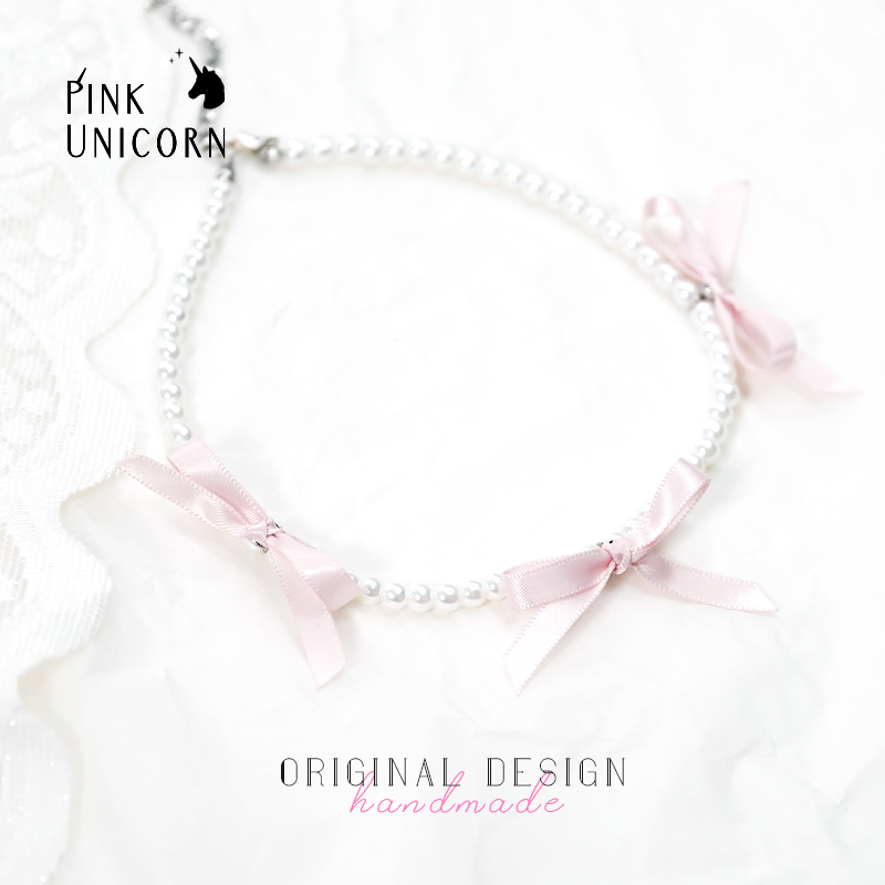 Pinkuchoker性感芭蕾风女珍珠