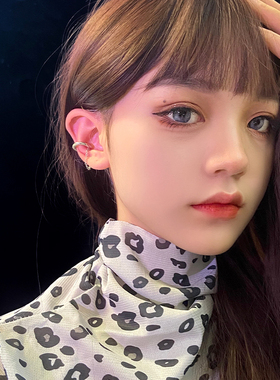 Billion Unicorn C字链条耳骨夹简约女小巧耳饰无耳洞耳环冷淡风