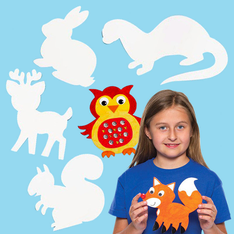 儿童手工DIY上色彩绘涂鸦白卡纸动物幼儿园白模填色纸质玩具24片,玩具/童车/益智/积木/模型,白模填色/模具彩绘/石膏娃娃,淘宝优惠券,粉丝福利购,淘宝优惠卷