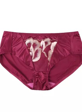 夏娃之秀女性感舒适蕾丝提臀收腹中腰内裤女士三角裤短裤K5038