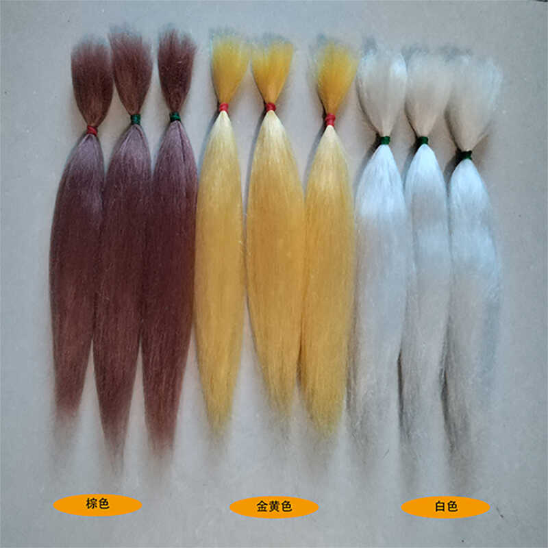 马海毛精梳小布发排染色分娃发束