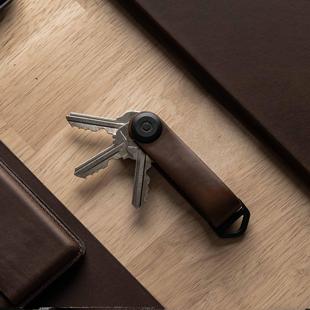 澳洲 Orbitkey - Leather Key Organiser Pro纯色真皮收纳钥匙包
