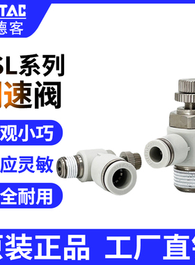 原装亚德客气动节流阀PSL4M5A PSL6M5A PSL601A PSL801A PSL802A
