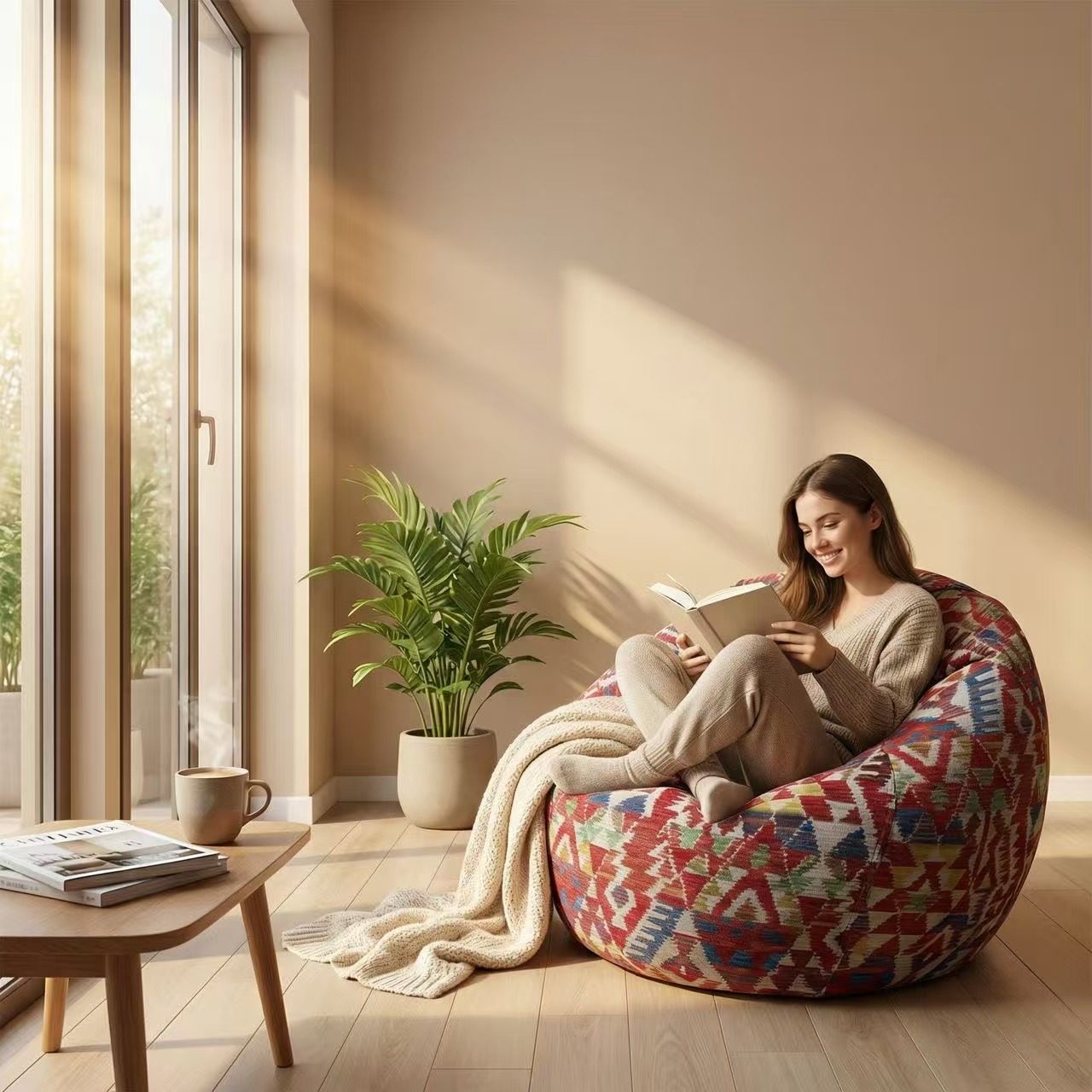 豆袋懒人沙发可睡可躺可坐可睡觉客厅阳台榻榻米小户型椅网红沙发,住宅家具,懒人沙发,淘宝优惠券,粉丝福利购,淘宝优惠卷