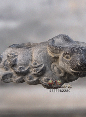 仿古景观鱼缸室外花卉工艺品石雕