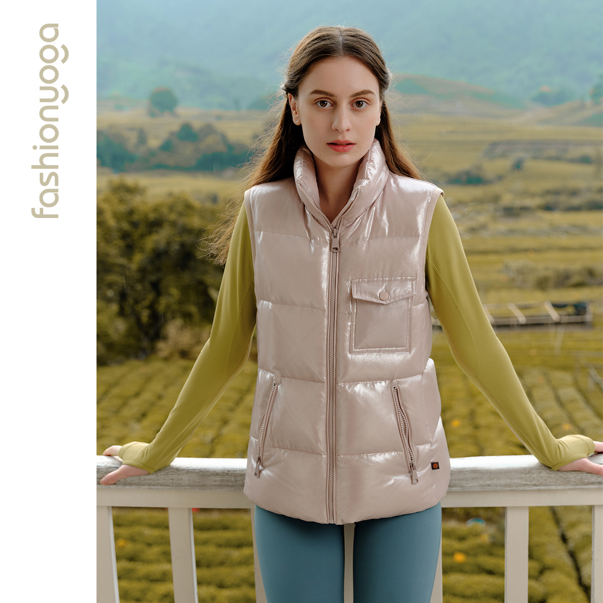 凡圣瑜伽羽绒马甲轻薄秋冬坎肩